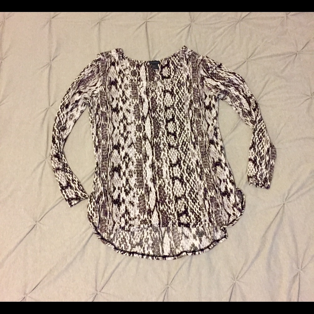Paraphrase animal print blouse